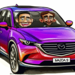 Ilustrasi Mobil Mazda CX 9