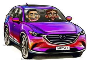 Ilustrasi Mobil Mazda CX 9