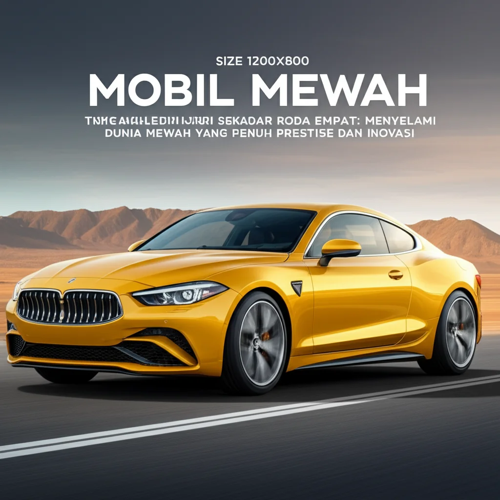Ilustrasi Mobil Mewah
