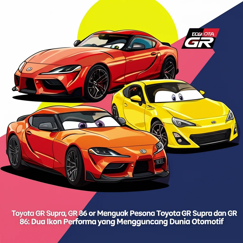 Mobil Toyota GR Supra dan GR 86